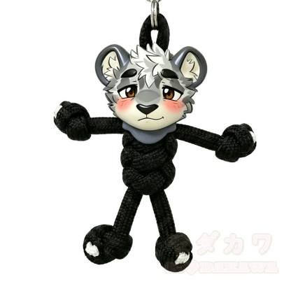 MODAKAWA X atka Blush Tiger Schlüsselanhänger Geburtstagsgeschenk - Schwarz - image 1