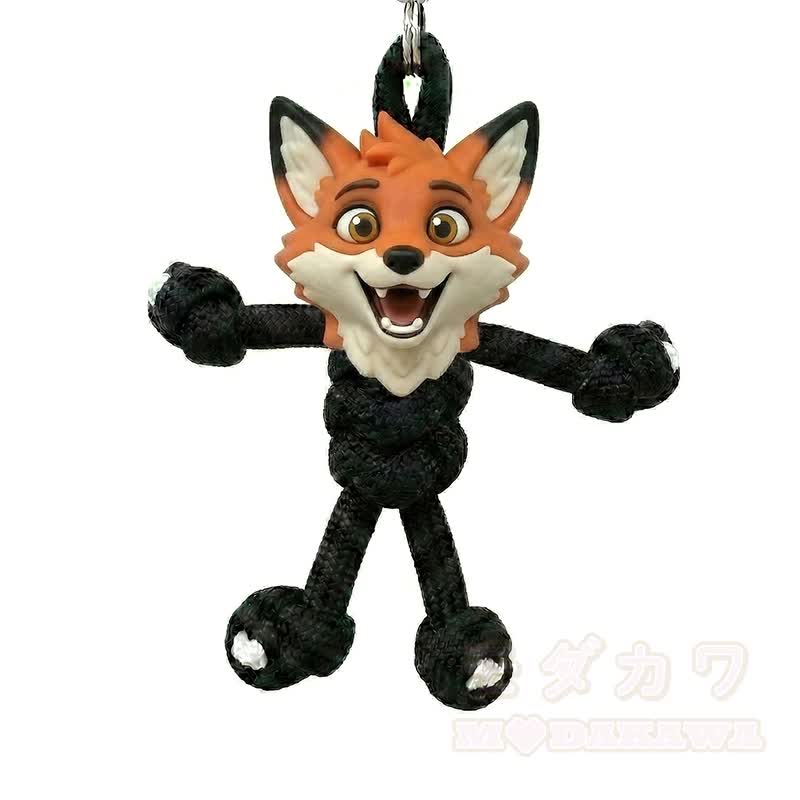 MODAKAWA X atka Schlüsselanhänger „Fröhlich mit Fuchs“ – Geburtstagsgeschenk - Orange - image 1