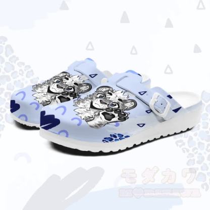 MODAKAWA X atka Tiger Paw Graphic Cartoon Casual Slippers - Blau - 45 - image 1