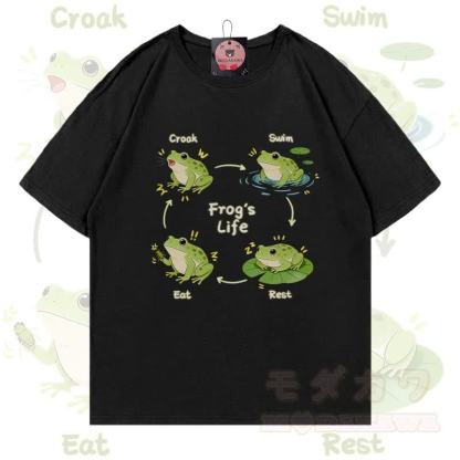 FROSCHLACHT-SHIRT Modakawa 100% Baumwolle - Schwarz - 5XL - image 2