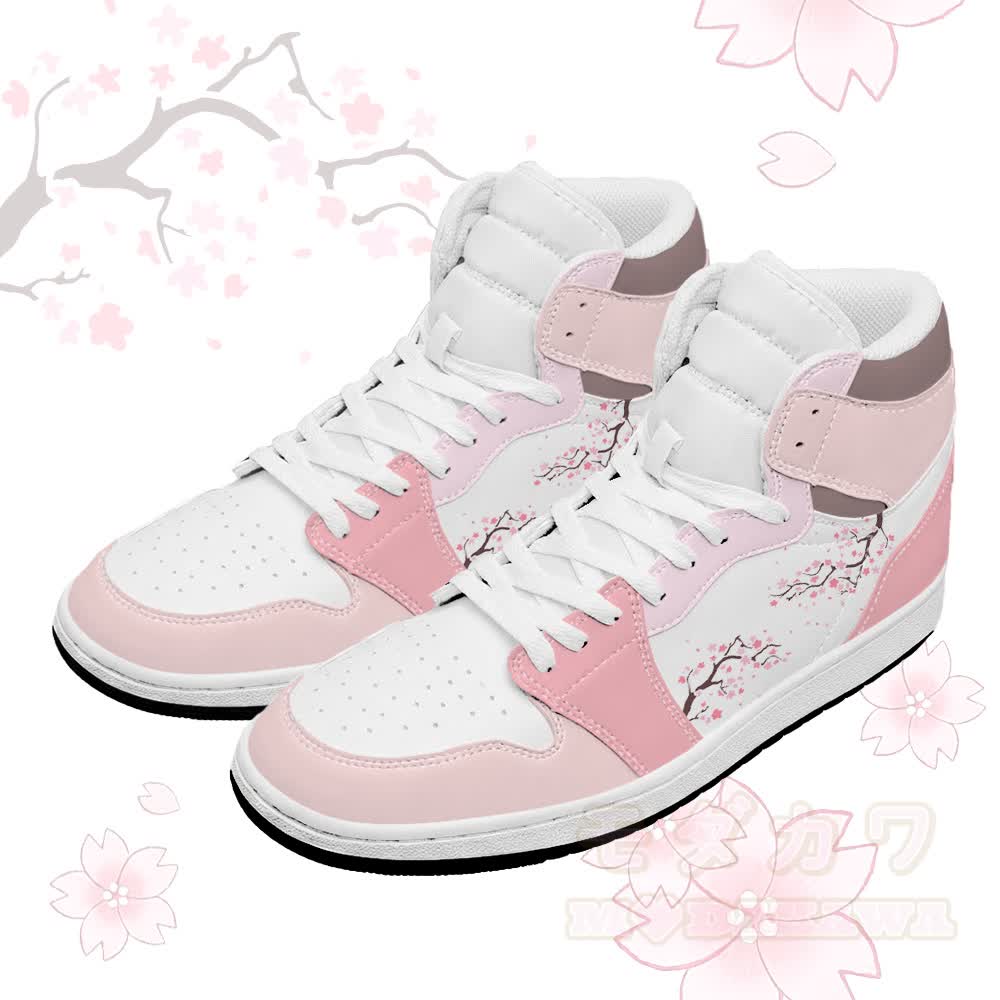 Sakura Graphic Modakawa High Top Canvas Schuhe - Rosa - 48 - image 1