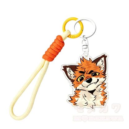 MODAKAWA X atka Smart Fox Schlüsselanhänger Geburtstagsgeschenk - Orange & Gelb - image 2