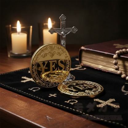 JA NEIN Entscheidungsmünze Glücks-Wahrsage-Herausforderung Geschenk - image 4