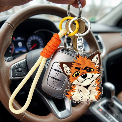 MODAKAWA X atka Smart Fox Schlüsselanhänger Geburtstagsgeschenk - image 1