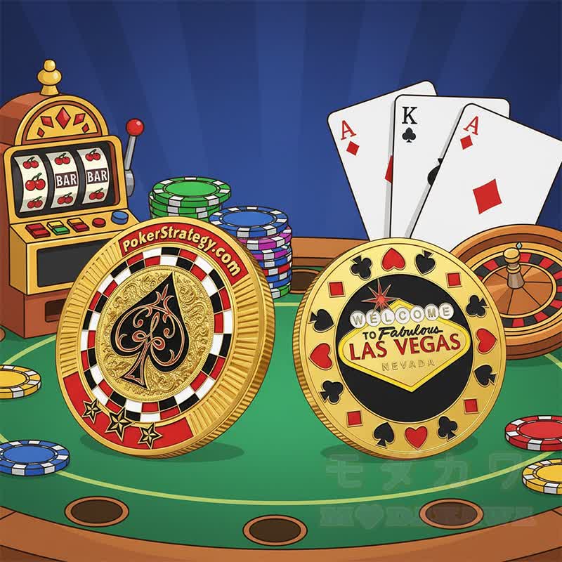 Pokermünze Casino Glücksbringer Sammlergeschenk - image 1