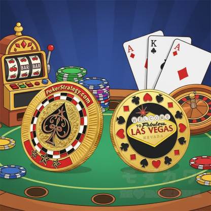 Pokermünze Casino Glücksbringer Sammlergeschenk - image 1
