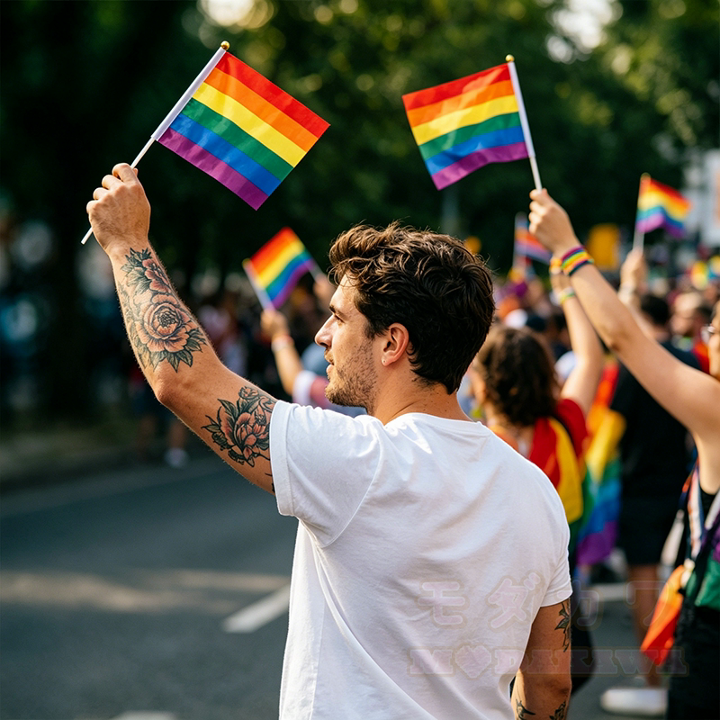 Regenbogen-Dekorationsflagge für Veranstaltungen und Festivals - image 8