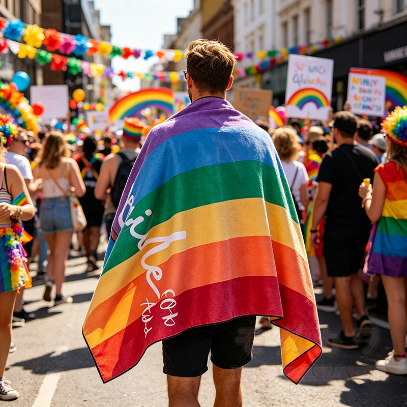 LGBTQ Regenbogen Strandtuch - image 5