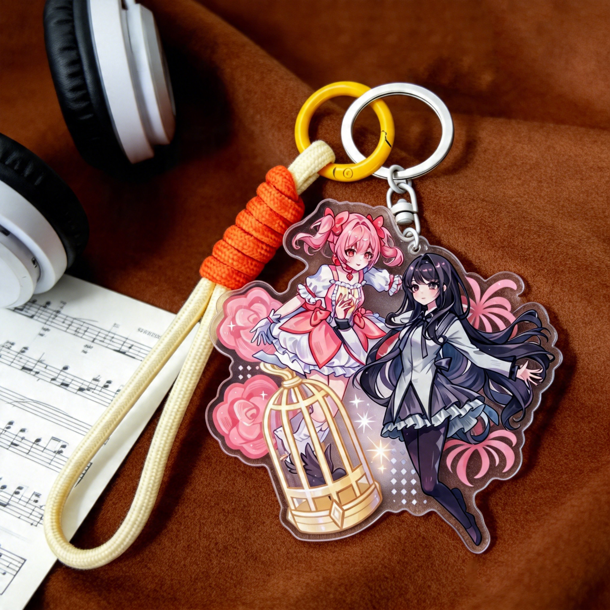 MODAKAWA X emiroll Anime-Mädchen-Schlüsselanhänger Geburtstagsgeschenk - image 2