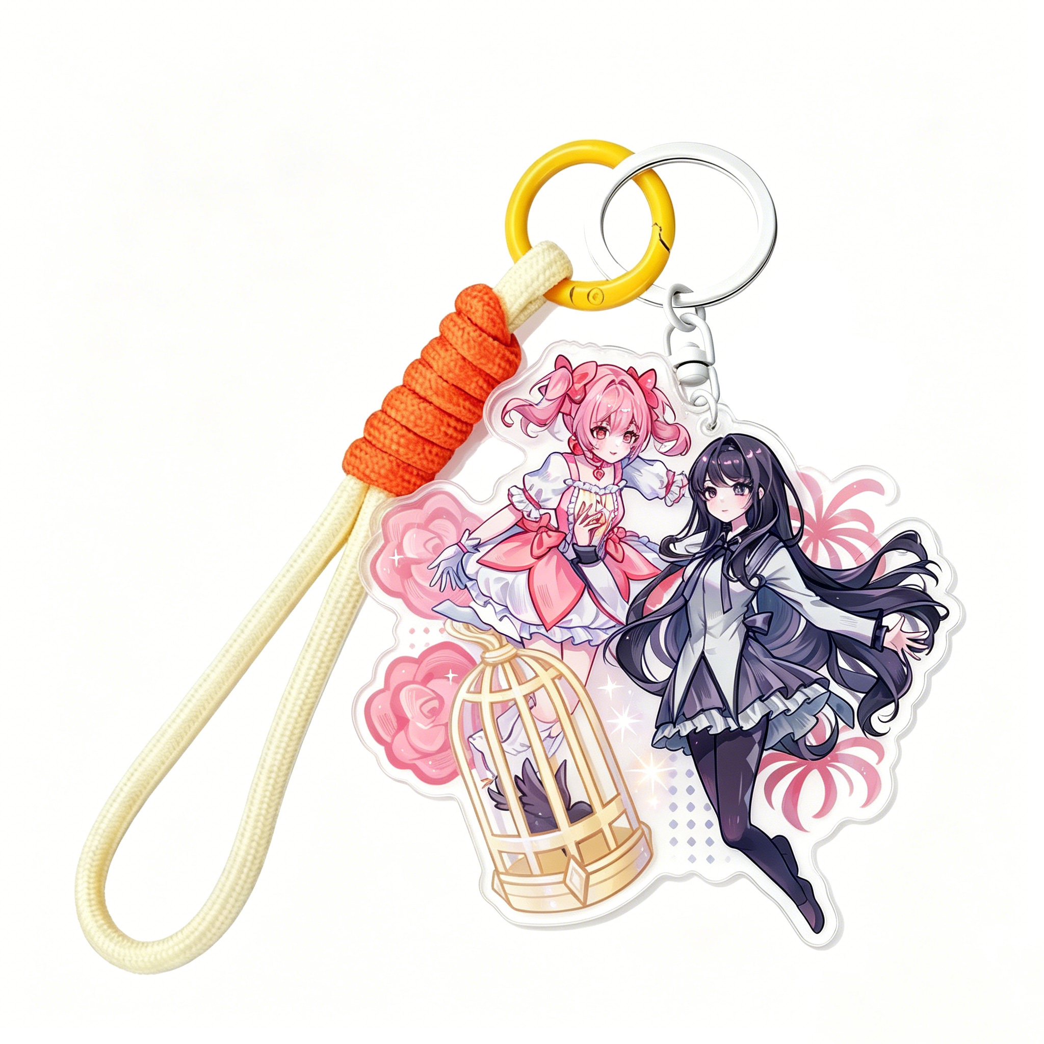MODAKAWA X emiroll Anime-Mädchen-Schlüsselanhänger Geburtstagsgeschenk - Multicolor - image 1