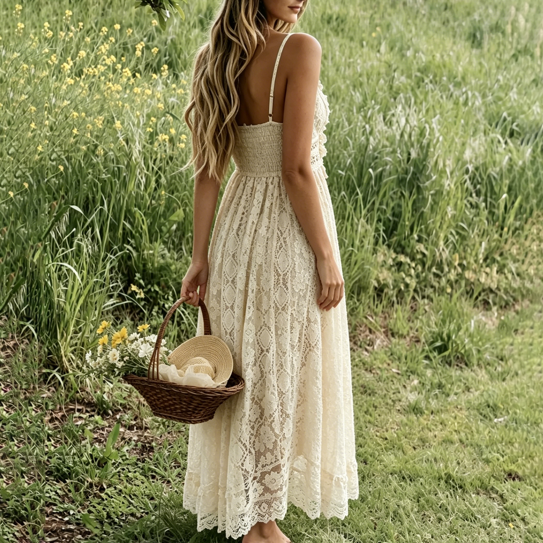 Maxikleid aus Spitze - image 4