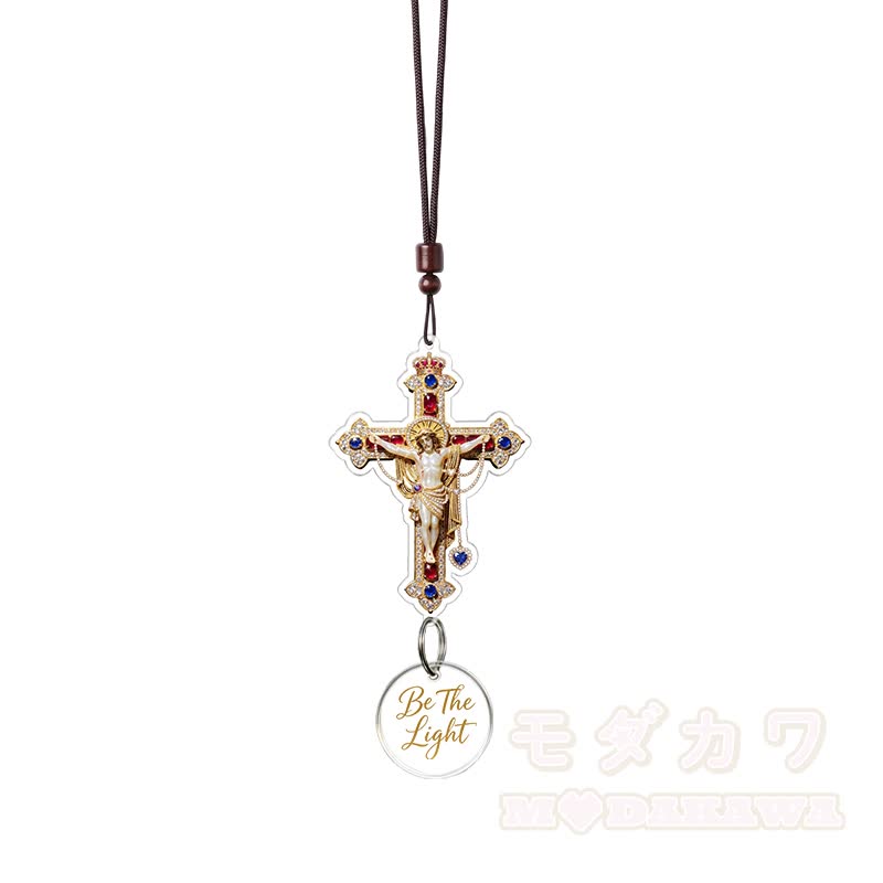 SEI DAS LICHT Vintage-Kreuz-Autoanhänger - Mehrfarbig - image 3