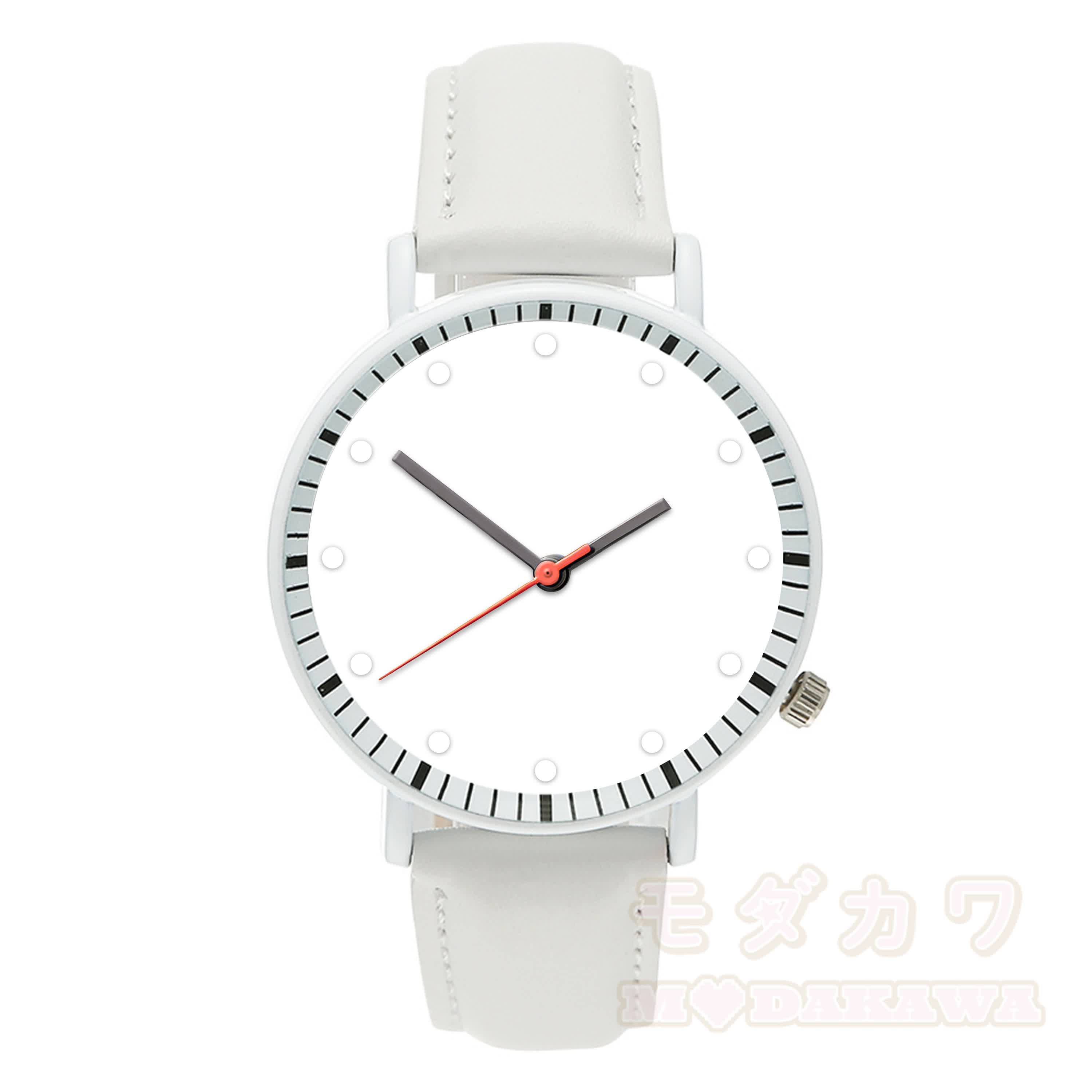Personalisierte Fotouhr mit individuellem Zifferblatt und Armband - Weiß - image 3