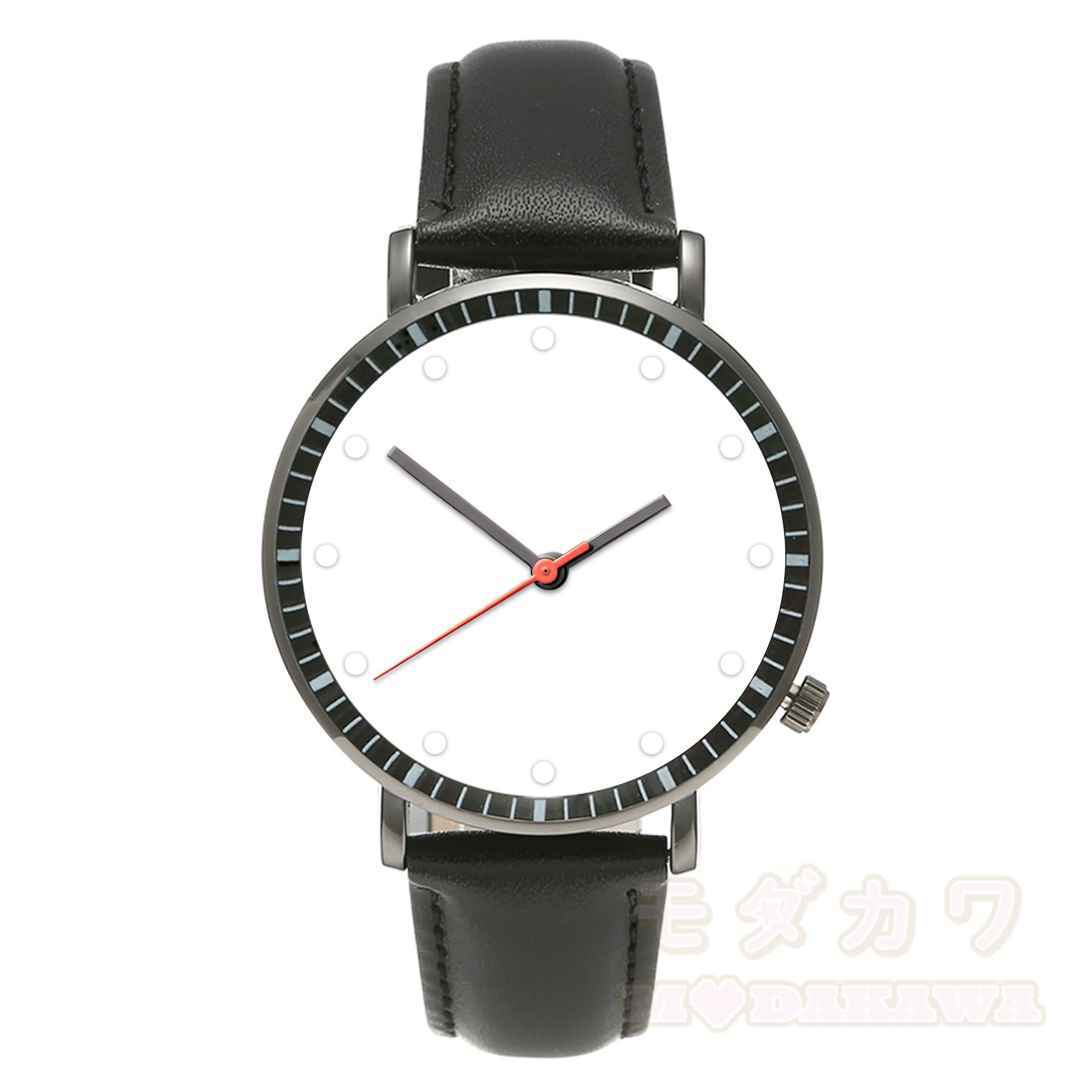 Personalisierte Fotouhr mit individuellem Zifferblatt und Armband - Schwarz - image 4