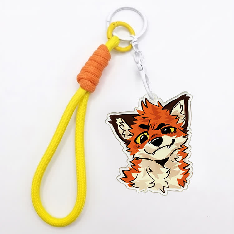 MODAKAWA X atka Smart Fox Schlüsselanhänger Geburtstagsgeschenk - Yellow - image 2