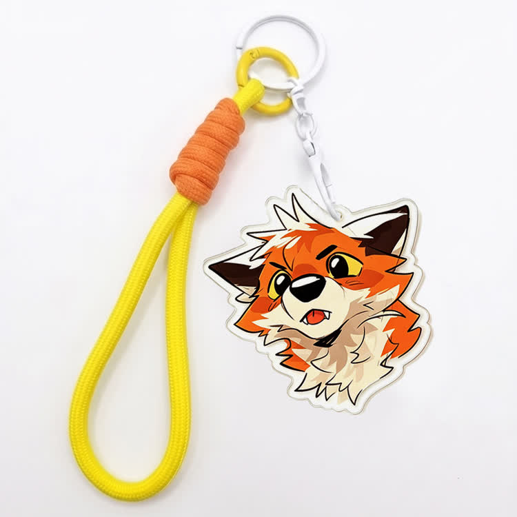 MODAKAWA X atka Fuchs Schlüsselanhänger Geburtstagsgeschenk - Yellow - image 2