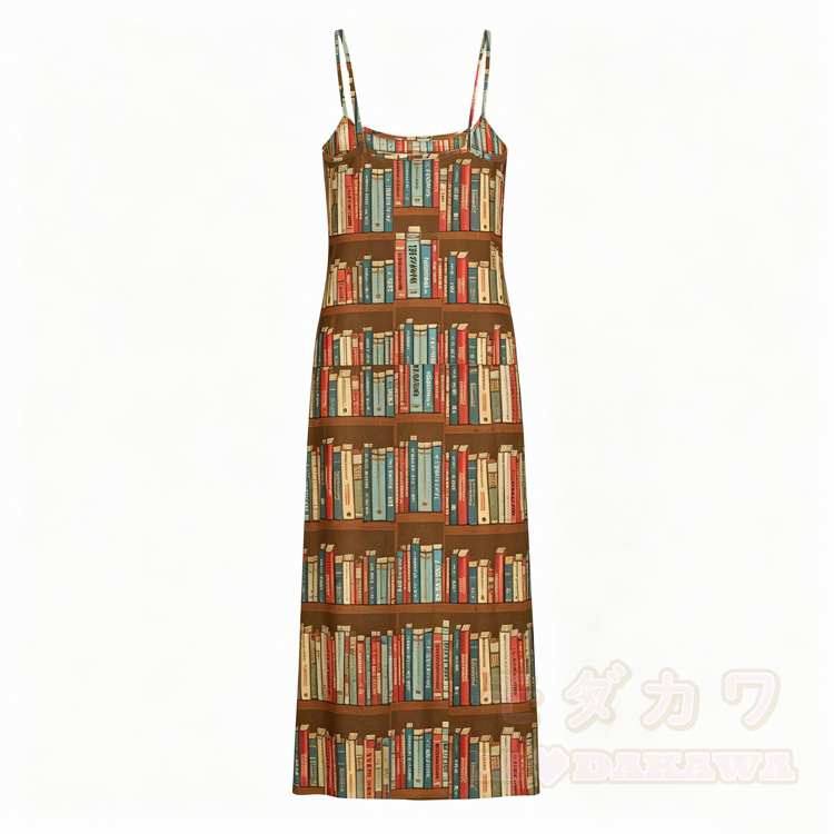 Bücherregal Grafik Modakawa Slipkleid - image 2