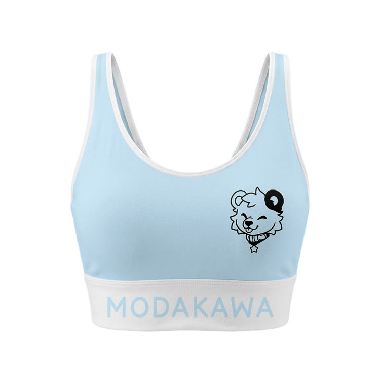 Sport-BH mit Welpenmotiv, Leggings, Modakawa-Partnerlook - Blue Top - 5XL - image 2