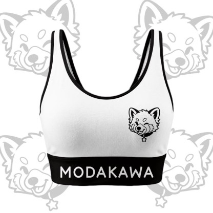 Wink Puppy Grafik Crop Tank Tank Sport Top Shorts Bikini Modakawa passendes Outfit - White Top - 5XL - image 6