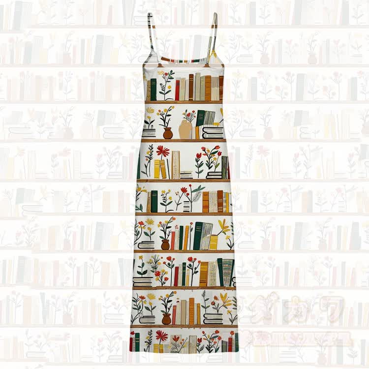Modakawa Slipkleid mit floralem Muster (Bücherregal) - image 2