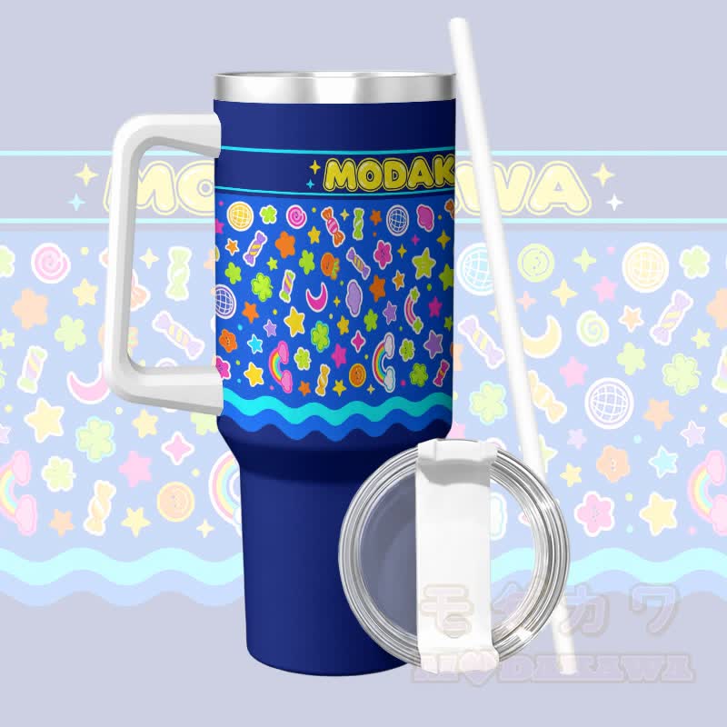 MODAKAWA X popipeko Candy Pattern 40 oz Edelstahlbecher - image 6