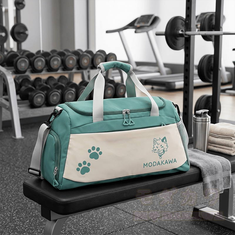 MODAKAWA X popipeko Kitty Graphic Sporttasche mit großem Fassungsvermögen - image 1