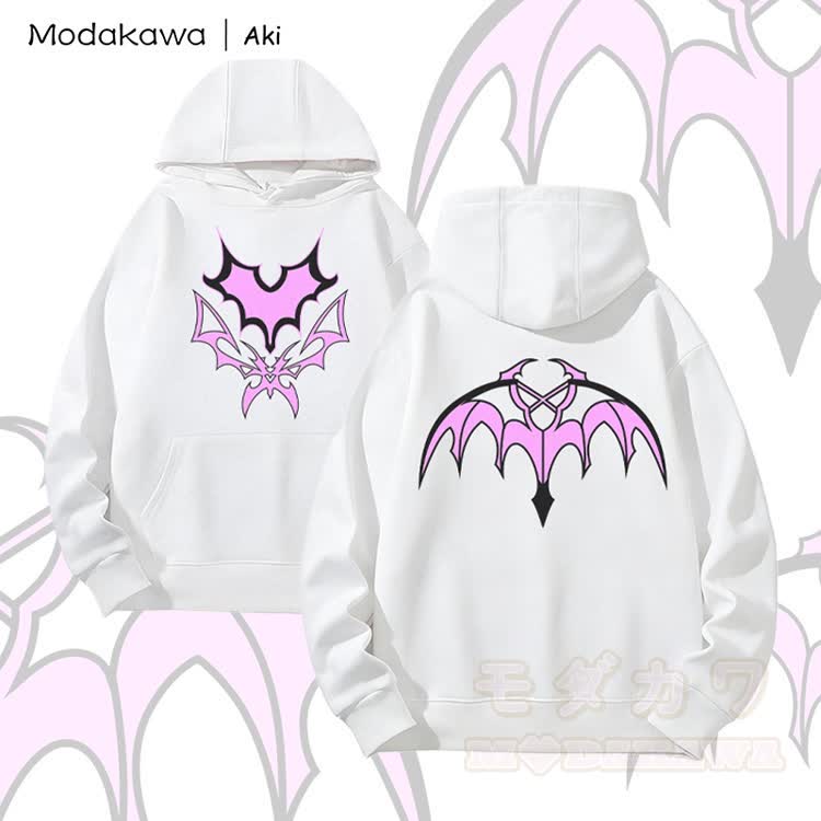 MODAKAWA X Aki Bat Wing Graphic Heavyweight Hoodie - Weiß - 2XL - image 2