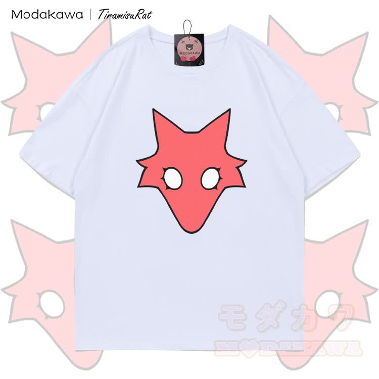 MODAKAWA X TiramisuRat Rat Graphic 100% Baumwoll-T-Shirt - Weiß - 5XL - image 2
