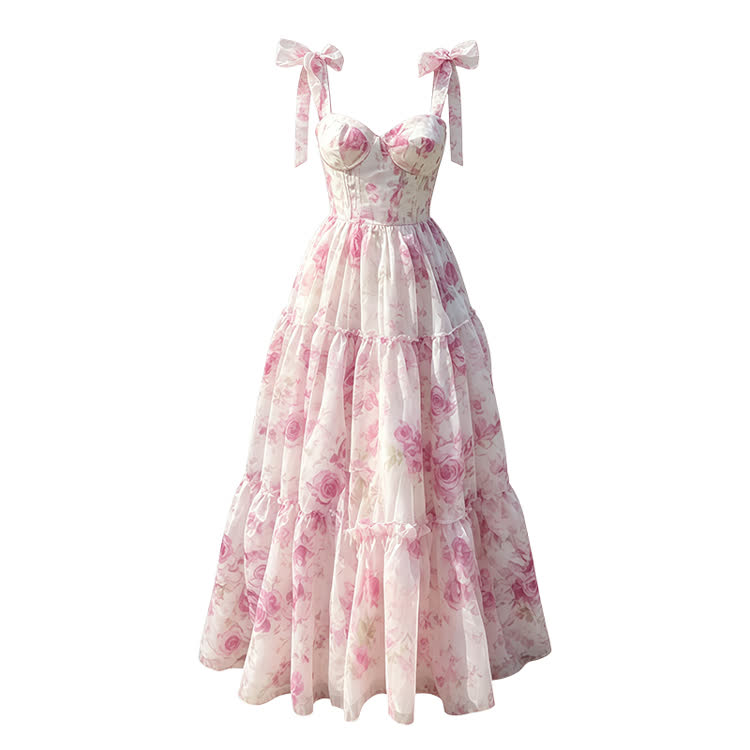 Ätherisches Organza-Kleid - Light Purple - 2XL - image 2