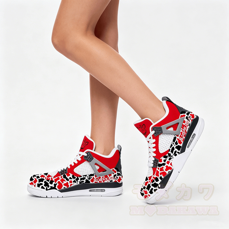 MODAKAWA X popipeko Deer Camo Graphic Schnür-Sportschuhe mit Luftpolsterung - image 1