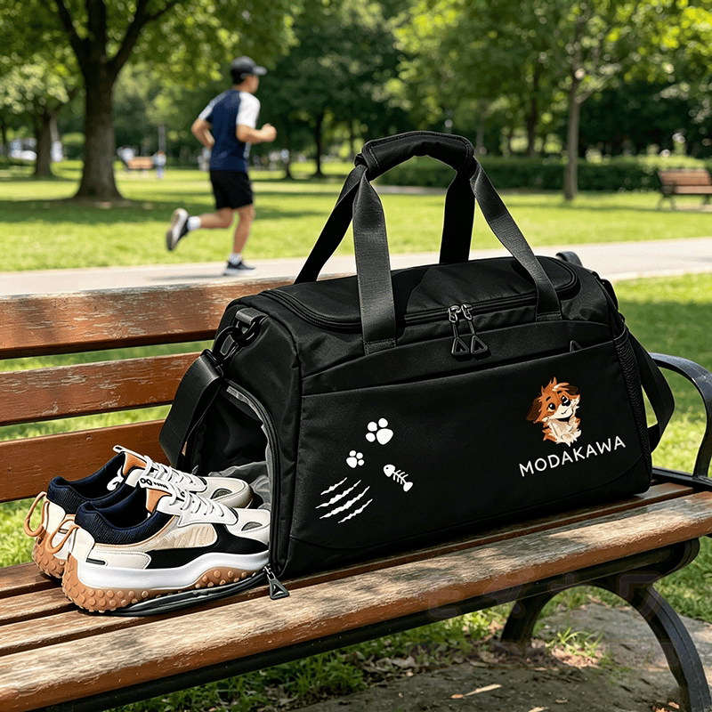 MODAKAWA X atka Anticipating Fox Graphic Sporttasche mit großem Fassungsvermögen - image 1