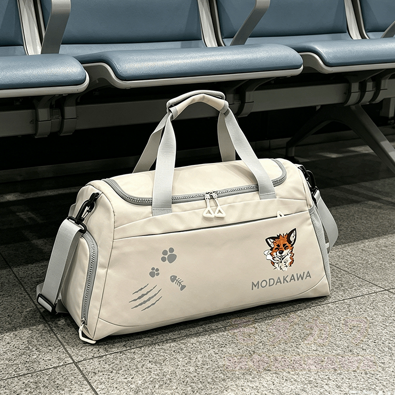 MODAKAWA X atka Fox Smoking Graphic Sporttasche mit großem Fassungsvermögen - image 1