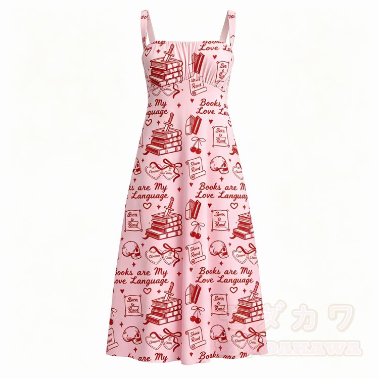 Buchgrafik Modakawa Unterkleid - Rosa - 3XL - image 1
