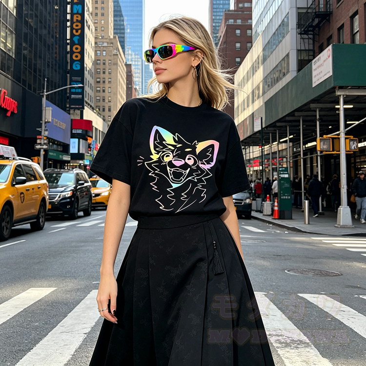 MODAKAWA X atka Fox Grafik-T-Shirt Mamian Rock - image 1