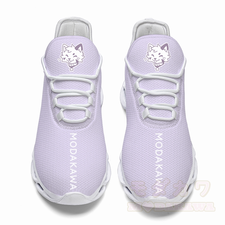 Modakawa Leichtgewicht-Laufschuhe mit Zunge-raus-Kätzchen-Grafik - Lila - 48 - image 2