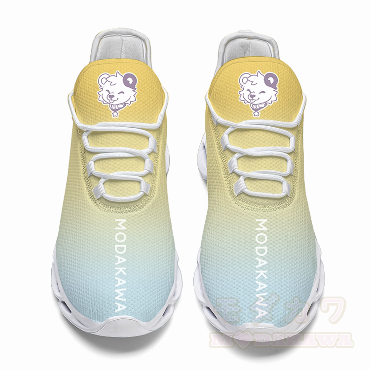 Modakawa Leichtgewicht-Laufschuhe mit Bärenmotiv und herausgestreckter Zunge - Gelb - 48 - image 2