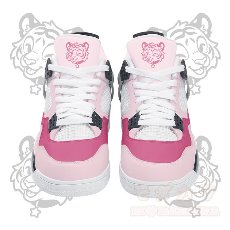 Wink Tiger Graphic Modakawa Schnürschuhe für Sport mit Luftpolsterung - Rosa - 48 - image 2