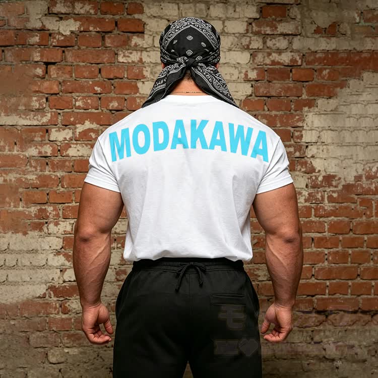 Modakawa Oversized Baumwoll-T-Shirt mit Bärenmotiv und überschnittenen Schultern - image 1