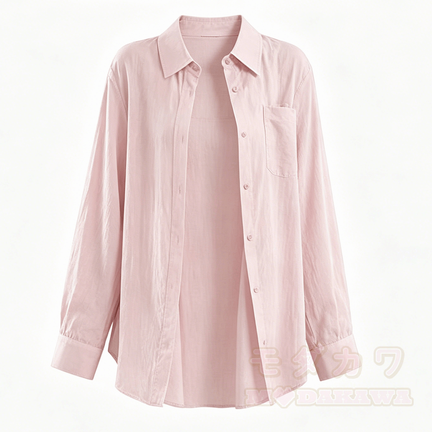 Süßes rosa Hemd mit kariertem rotem Trägerkleid, zweiteiliges Set - Rosa Top - 3XL - image 7