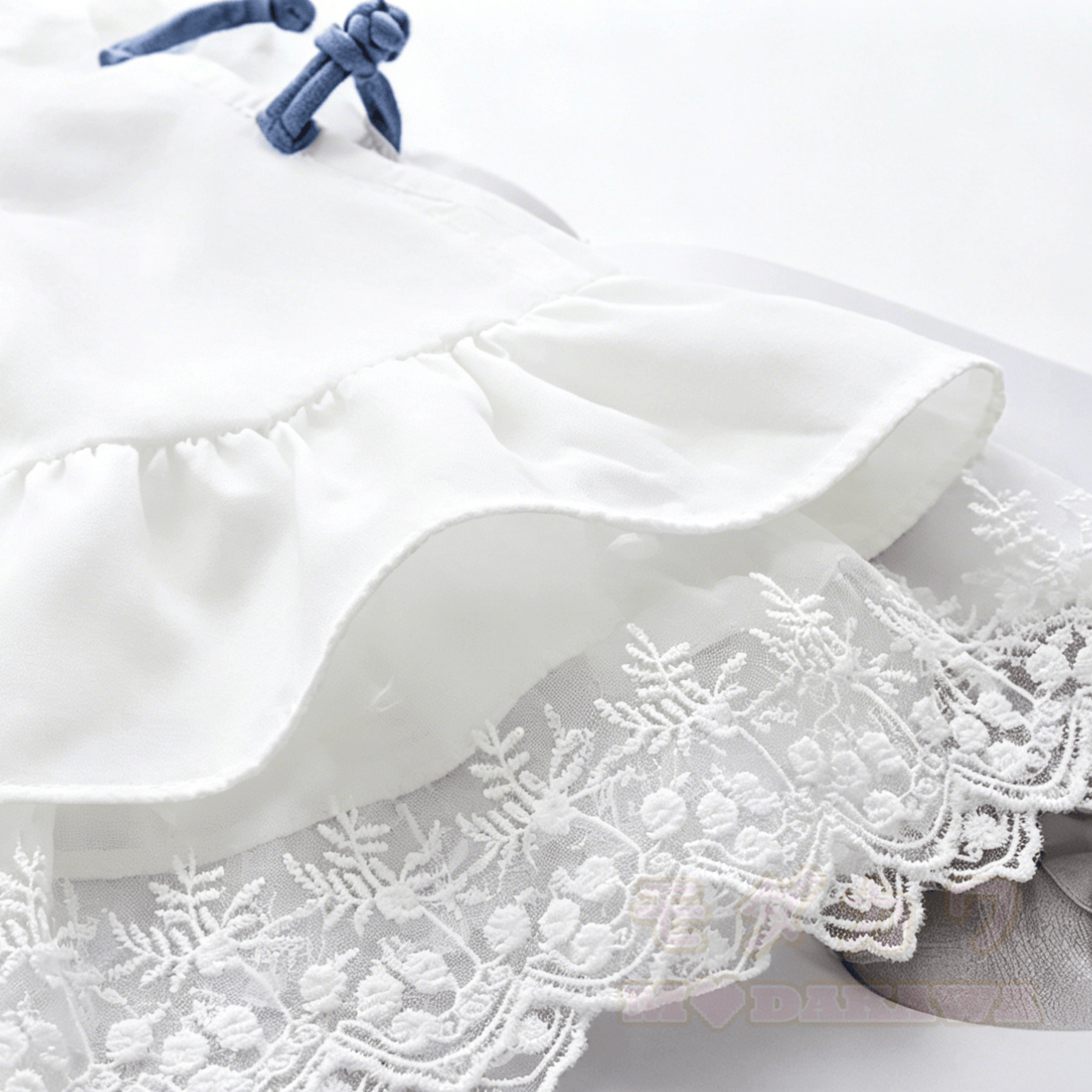 Vintage-Top mit Schnalle und Rock, zweiteiliges Set - image 4