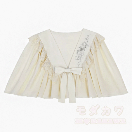 Vintage-Bluse mit bestickter Schleife und plissiertem Trägerkleid, zweiteiliges Set - Spitze - 4XL - image 7