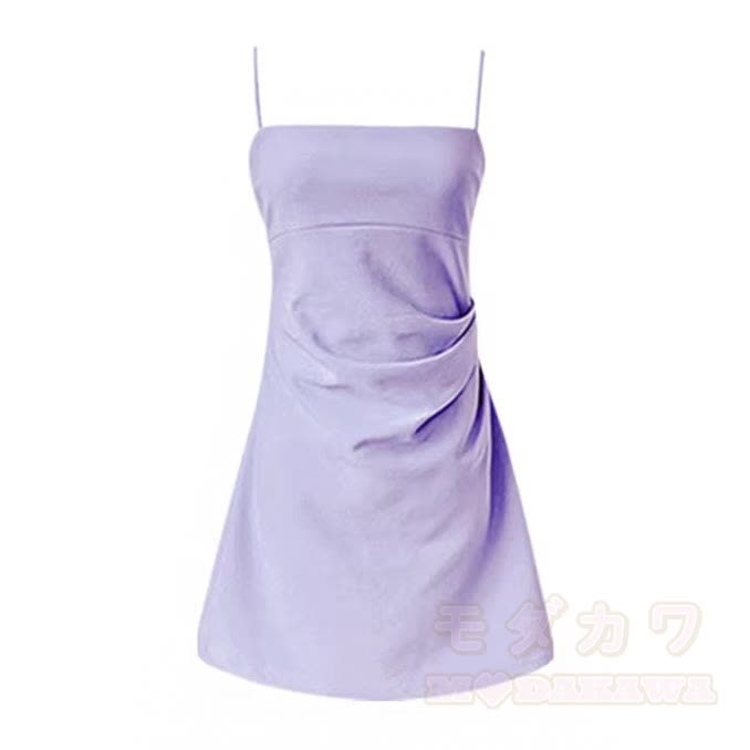 Traumhaftes lila Camisole-Kleid mit passendem Oberteil, zweiteiliges Set - Kleid - 4XL - image 2