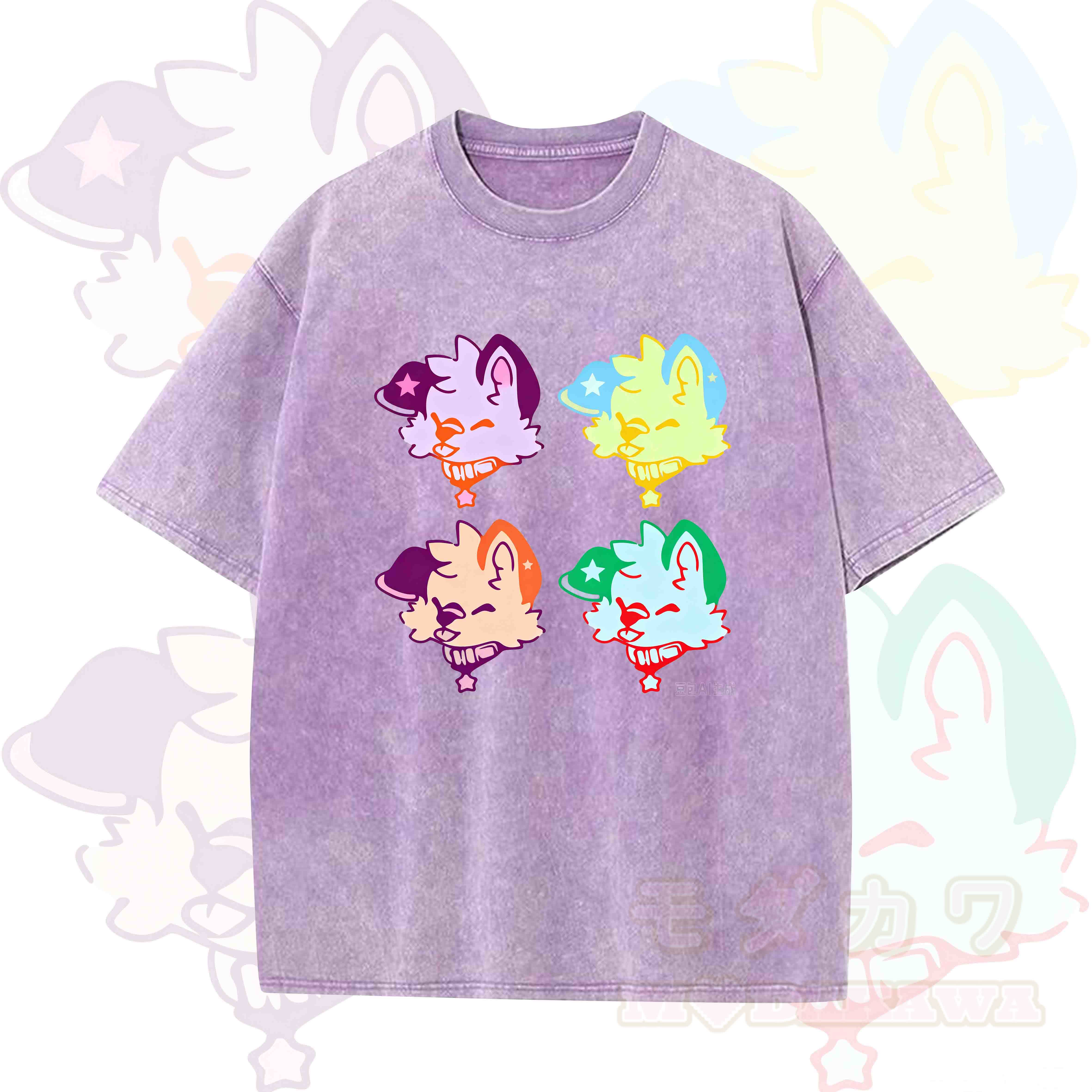 MODAKAWA X popipeko Lila T-Shirt mit hochgeschnittenem Balletcore-Minirock Zweiteiler-Set - Spitze - XL - image 2