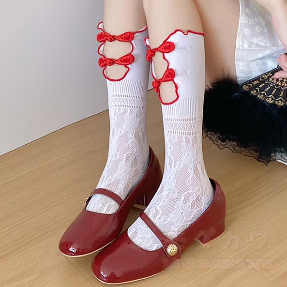 Sommerliche Vintage-Schnürsocken - image 9