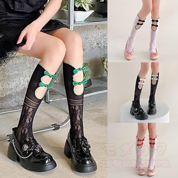 Sommerliche Vintage-Schnürsocken - image 1