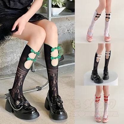 Sommerliche Vintage-Schnürsocken - image 1