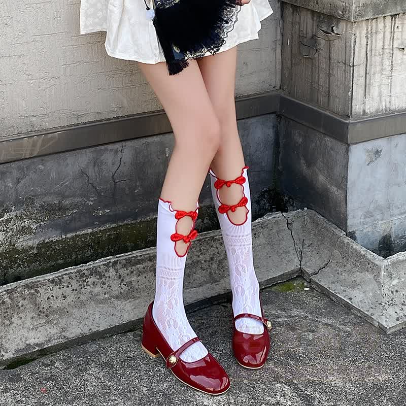 Sommerliche Vintage-Schnürsocken - image 8