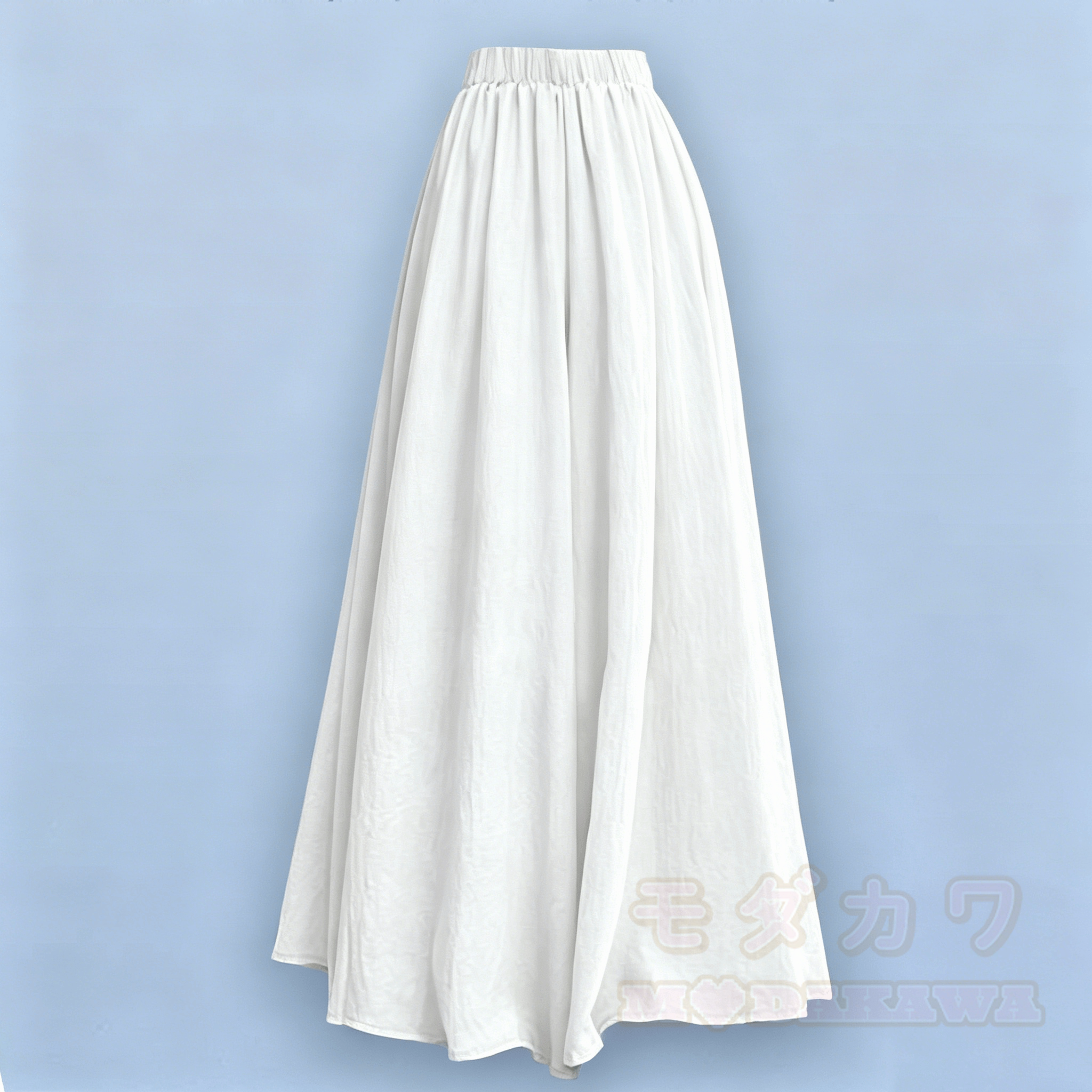 Zweiteiliges Set: Oberteil im Boho-Stil mit weit geschnittener Hose - Weiße Hose - 4XL - image 7