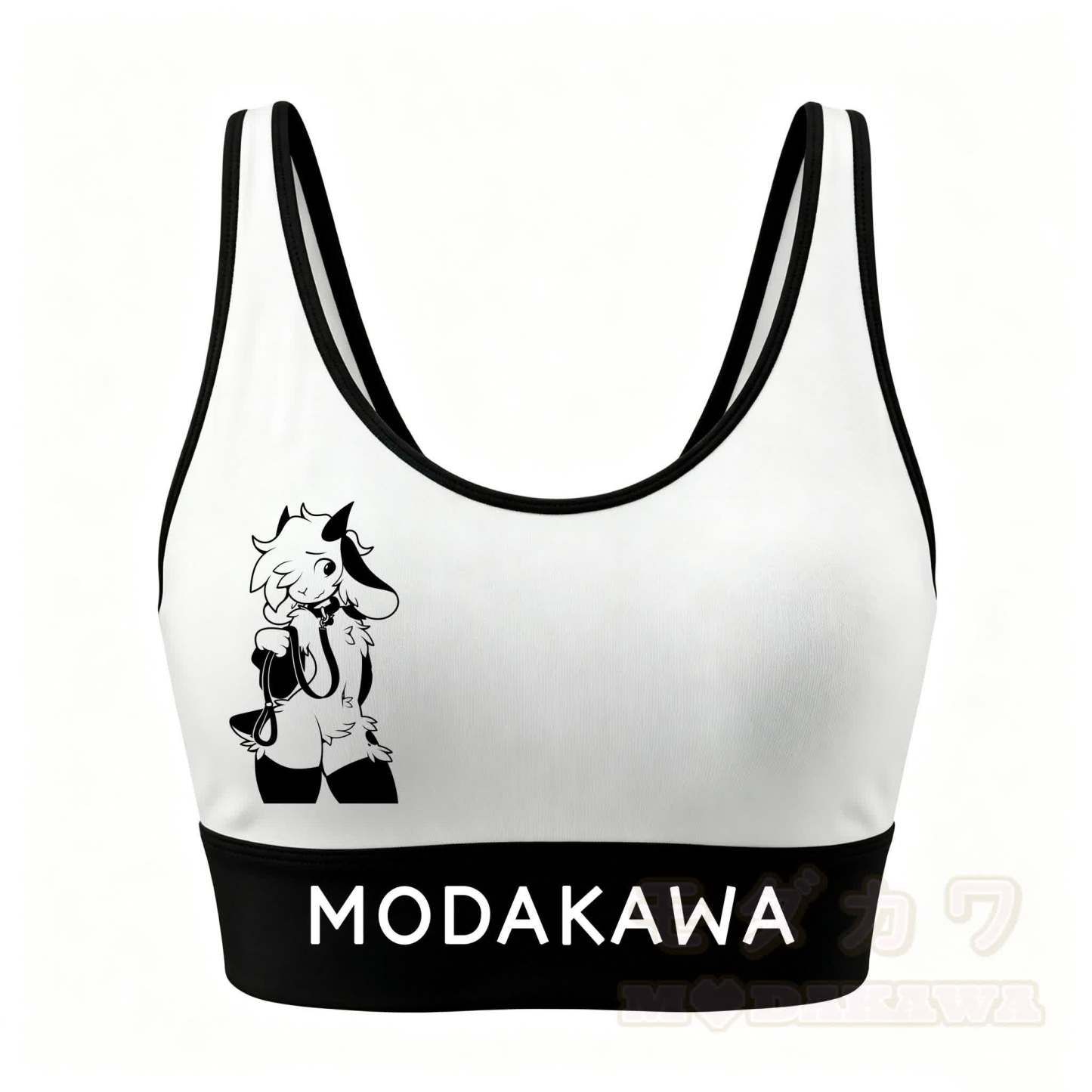 MODAKAWA X zarckets Goat Graphic Crop Tank Tank Sport Top Shorts Matching Outfit - Spitze - 5XL - image 2