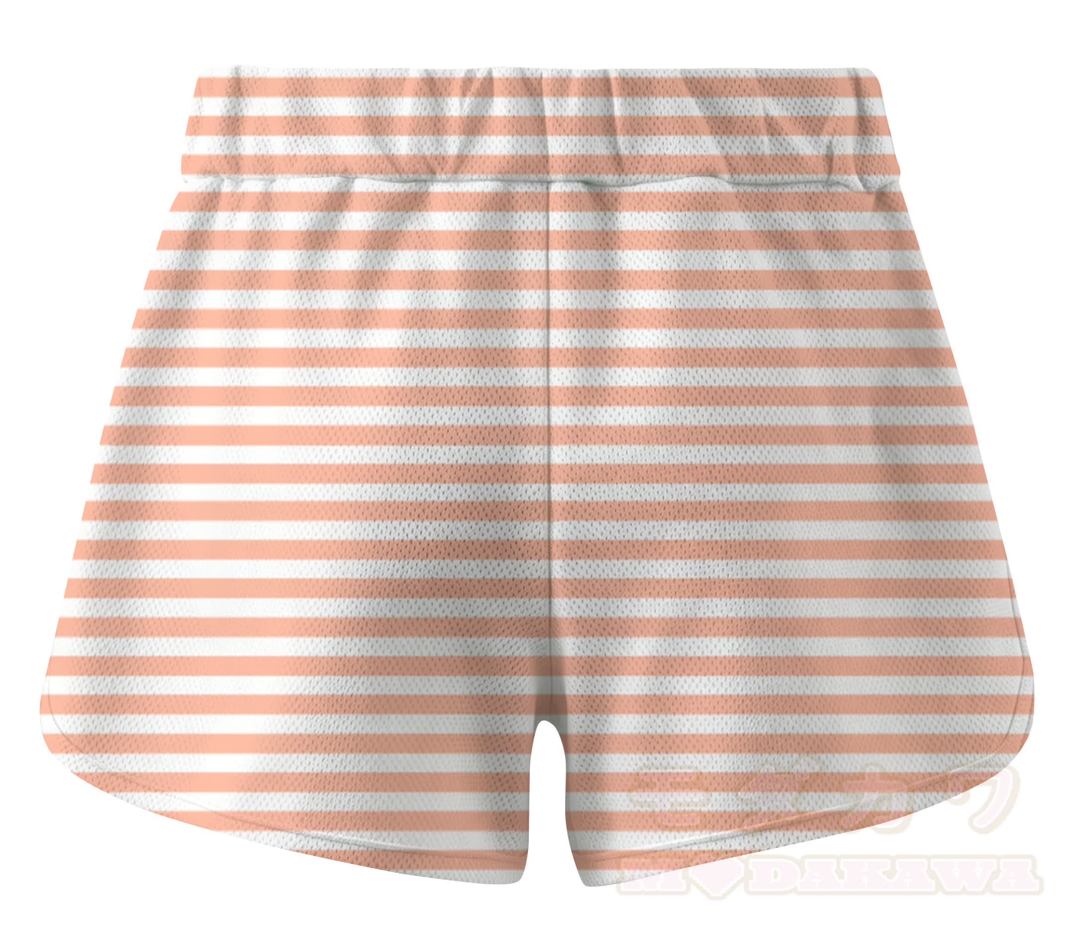 MODAKAWA X zarckets Gestreifte Anime-Fuchs-Print-Freizeitshorts - image 4